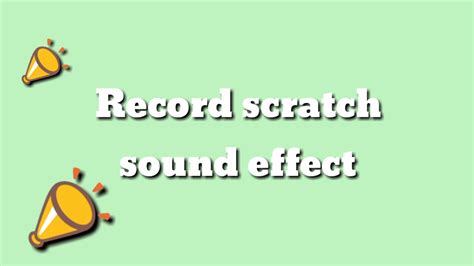 Record scratch sound effect downloadable royalty free. Record scratch sound effect - YouTube