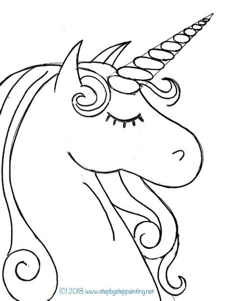 How To Draw A Unicorn Step By Step Drawing Tutorial