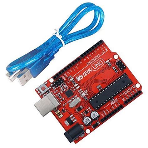 Ieik Uno R3 Board Atmega328P With Usb Cable Compatible For Arduino Ieik