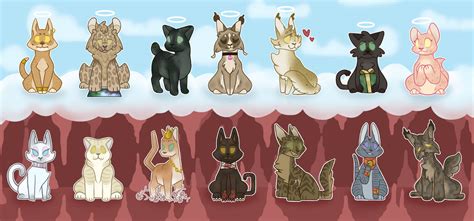 The Seven Heavenly Virtues And Deadly Sins By Fluffcat69 On Deviantart