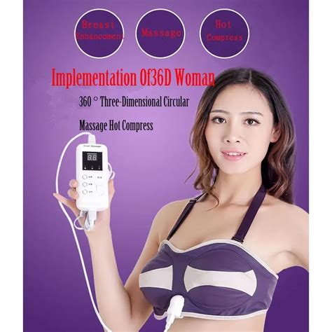 Electric Breast Instrument Bust Massager Prevent Mammary Ptosis Breast Enlarge Device Massage