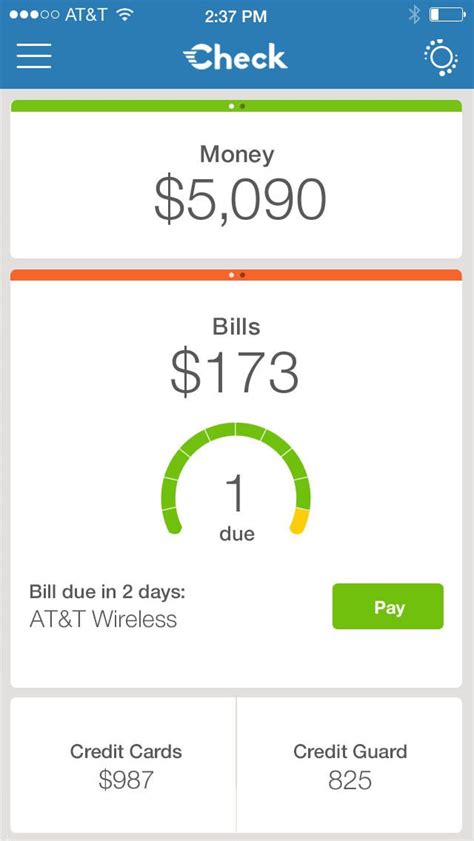 The app is free to use otherwise. Check - Bill pay, money, bank & credit card manager (ios ...