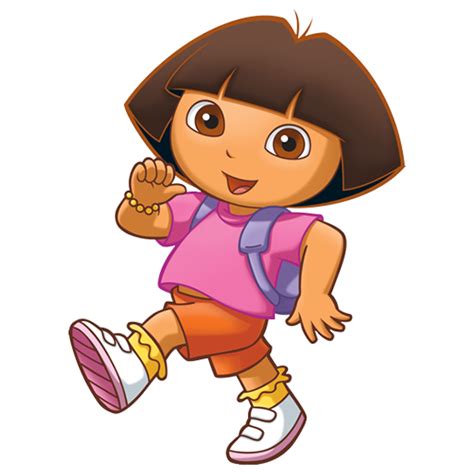 When depicted with an owner, he is mainly withgranny; Cartoon Characters: Dora the Explorer (PNG)