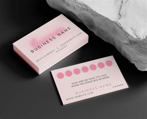 Printable Business Card Minimalist Business Card Editable Canva Temp