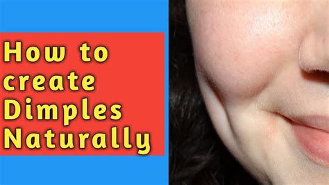 How To Create Dimples Naturally On Cheeks How To Get Dimples Fast And Naturally Srg Dreams