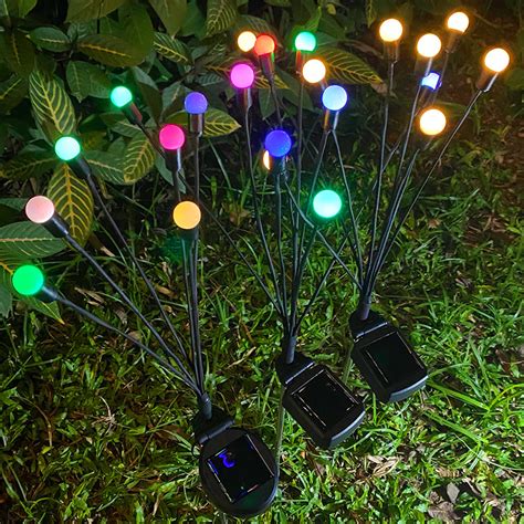 Swaying Firefly Solar Garden Lights Flashing Solar Firefly Lights