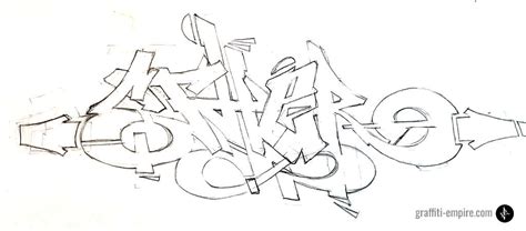 Pencil Drawings Of Graffiti Letters