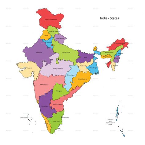 New Political Map Of India