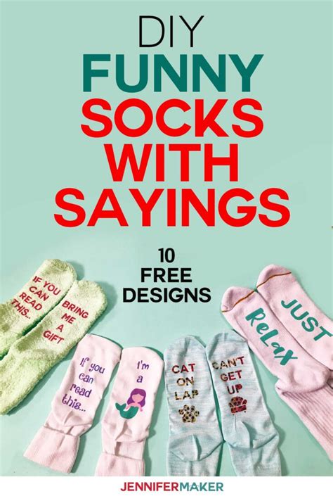Diy Funny Socks With Sayings — If You Can Read This Bring Me