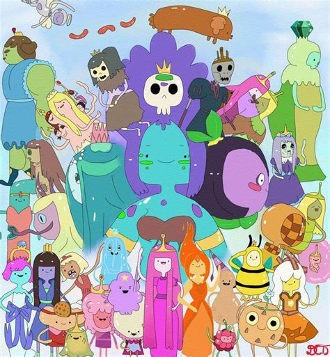 All The Princesses Adventure Time Princesses Adventure Time Cartoon