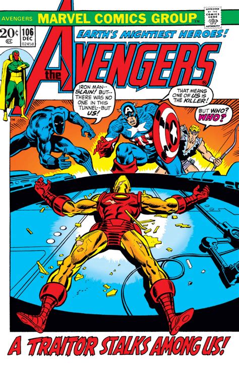 Avengers Vol 1 106 Marvel Comics Database