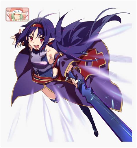 Yuuki Konno Sword Art Online Ii Render By Azizkeybackspace Sword Art