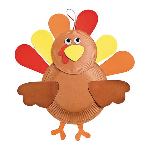 Paper Plate Turkey Craft Kit Time With The Kiddos