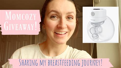 Sharing My Breastfeeding Journey Momcozy Giveaway Sage Holman Youtube