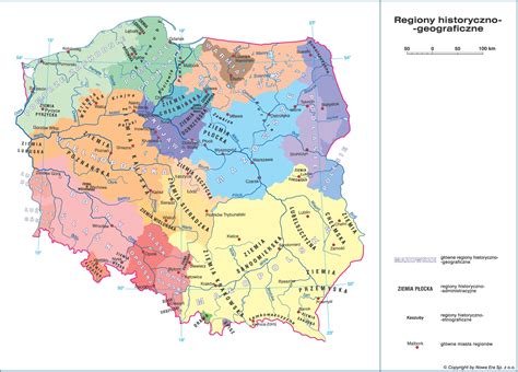 Mapa Polski Regiony Mapa