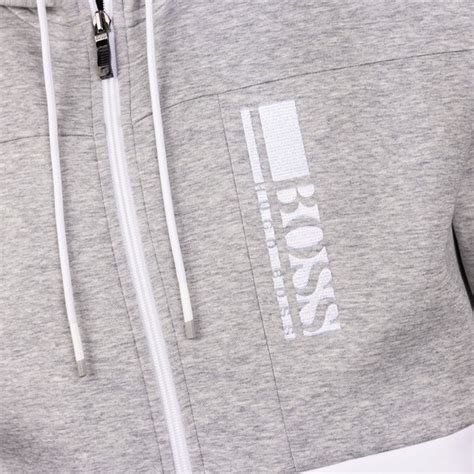 Boss Athleisure Saggy 1 Embroidered Zip Hoody Oxygen Clothing
