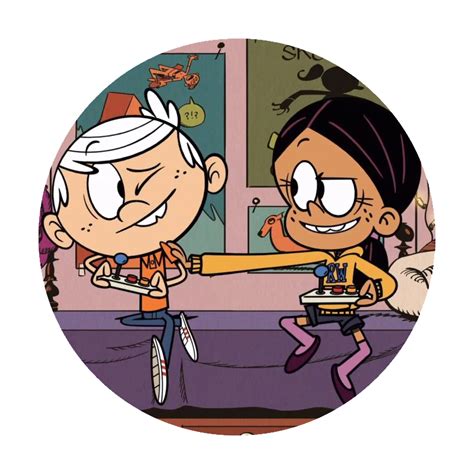lincoln loud and ronnie anne santiago icons loud house icons