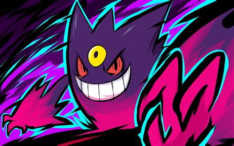 Pokemon Haunter Wallpaper Pokémon Gengar Mega Gengar Ishmam Hd