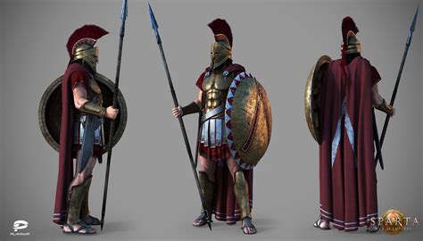 Sparta Hoplite Vladimir Silkin Ancient Sparta Greek Warrior