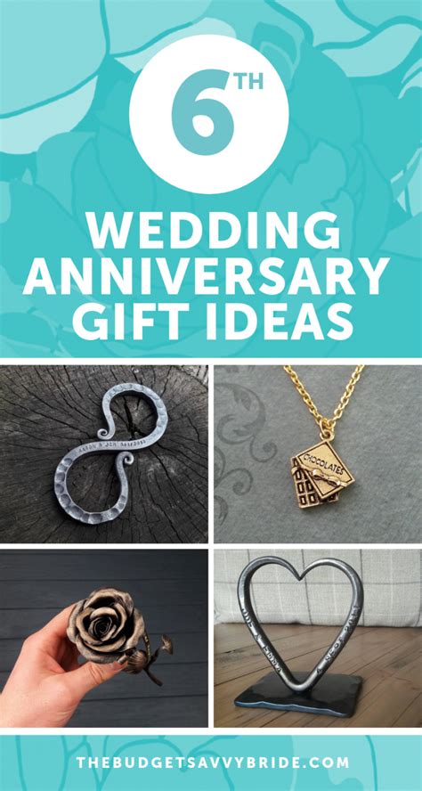 Celebrate every year with creative and heartfelt gifts that show them just how much you care. Sixth Wedding Anniversary Gift Ideas | Unique wedding ...