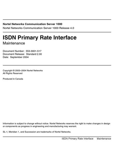 Nortel Communication Server 1000s Maintenance Manual Pdf Download