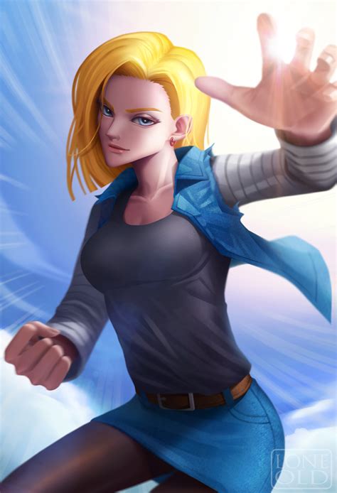 Android 18 By Lnordart On Deviantart