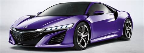 Acura Nsx Custom Purple Nsx Acura Nsx Cool Sports Cars