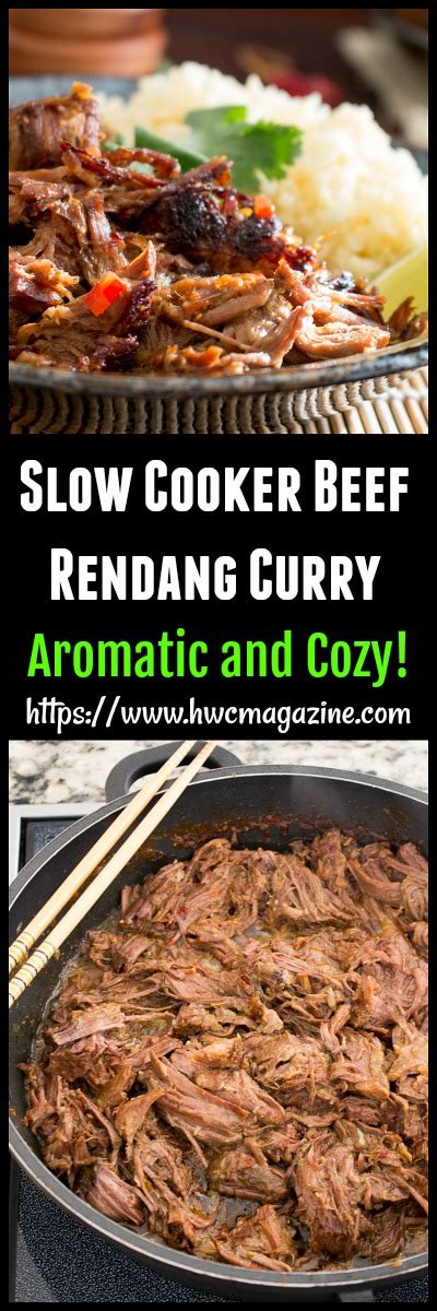 Beef Rendang Slow Cooker Beef Rendang Slow Cooked Fall Apart Spicy