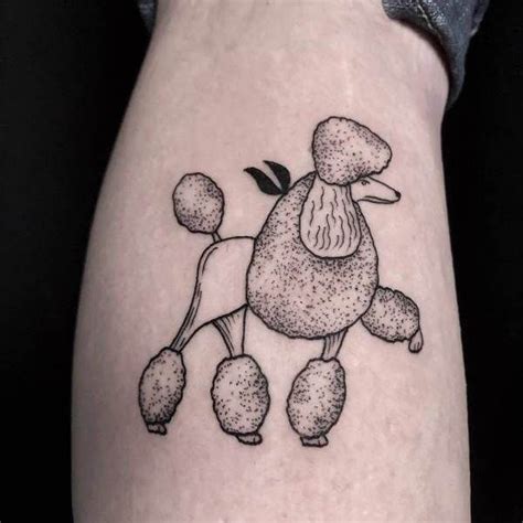 10 Best Poodle Tattoos To Celebrate Your Four Legged Best Friend In