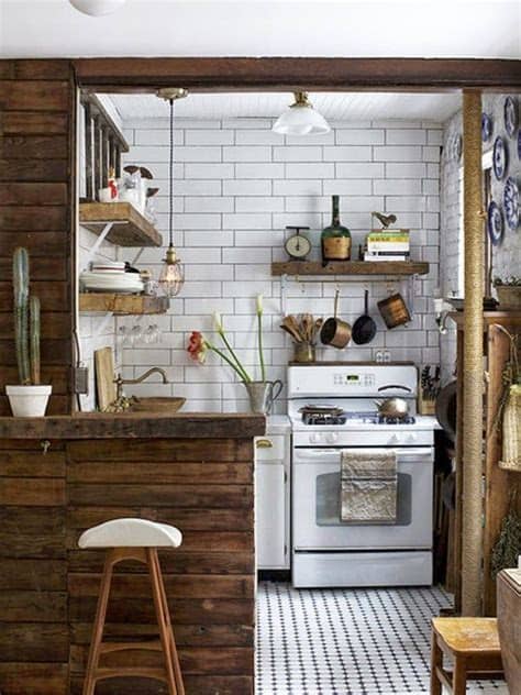 Para una perfecta decoración de una cocina elegante con toques rústicos es necesario que realices una correcta distribución de todos los muebles para que tengas un espacio. El antes y después de un piso en Nueva York · Before ...