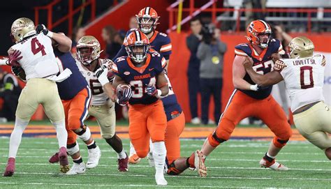 Syracuse changed its philosophy on using multiple running backs by