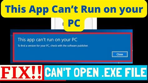 Cant Open Exe Files In Windows 10817 And Windows 11 Cant Open Exe