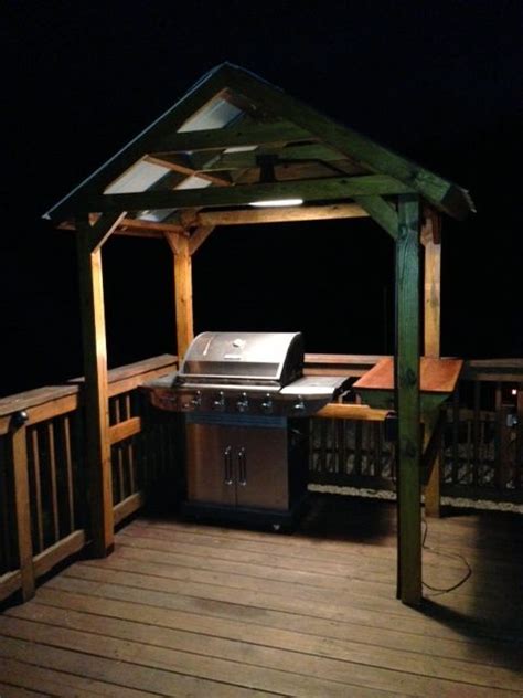 That's mighty helpful, that's mitre10. Unique Grill Gazebo With Lights #4 Diy Outdoor Grill ...