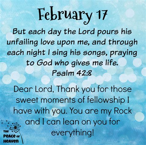 February 17 Daily Bible Verse Psalms Hope And Faith Quotes