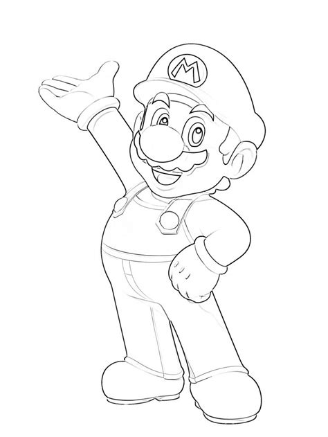Super Mario Da Colorare