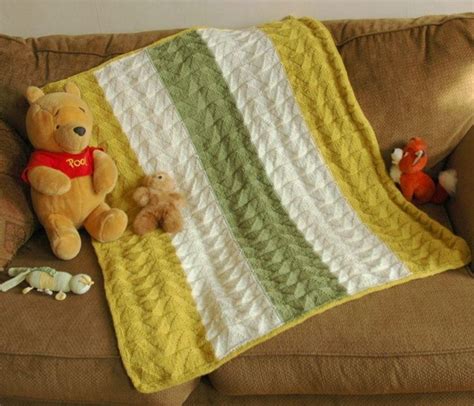 You might also like ten stitch blanket free knitting pattern. Double Pennant Baby Blanket | AllFreeKnitting.com
