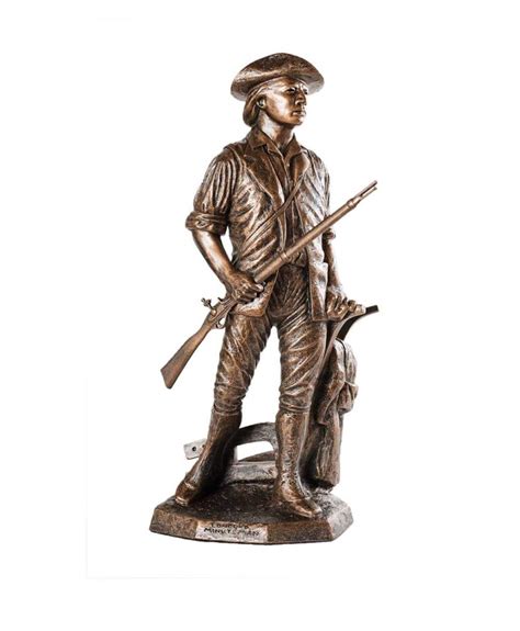 Military Statue Sculpture Figure Minuteman Revolutionary War