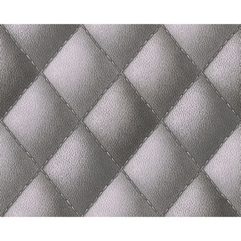 As Creation Diamond Pattern Faux Leather Effect Non Woven Textured