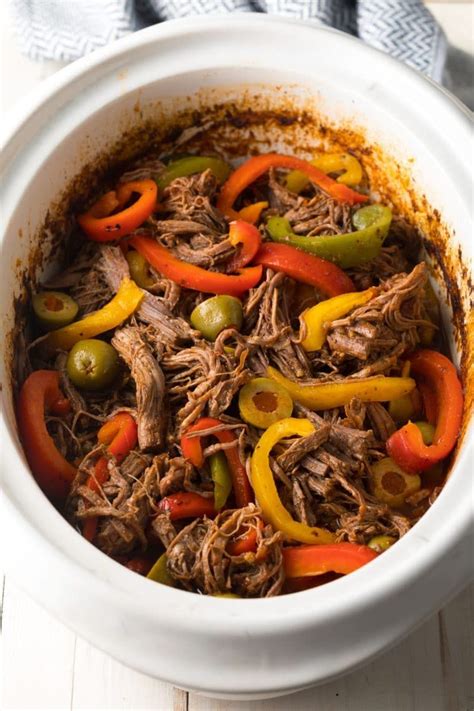 Slow Cooker Ropa Vieja Cuban Beef Video A Spicy Perspective Paleo