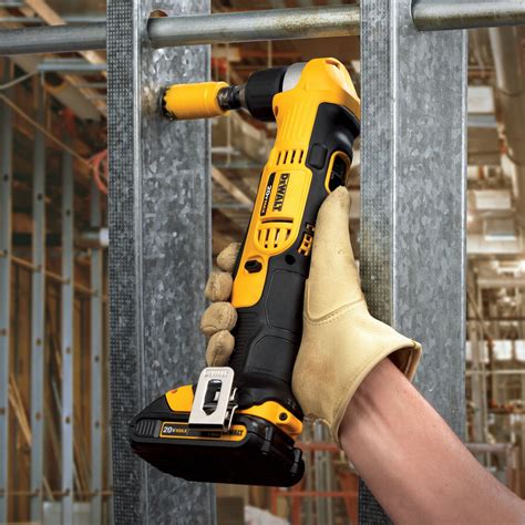 dewalt cordless right angle drill kit cordless 0 in lb to 360 in lb 3 8 in chuck size