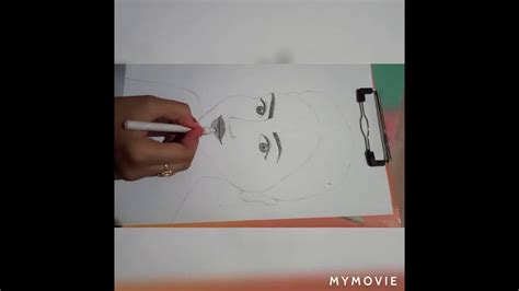 How To Draw Self Portrait Step By Step Youtube