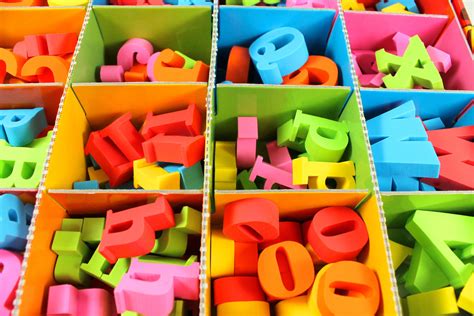 Alphabet Erasers Brightly Coloured Letter Shaped Erasers