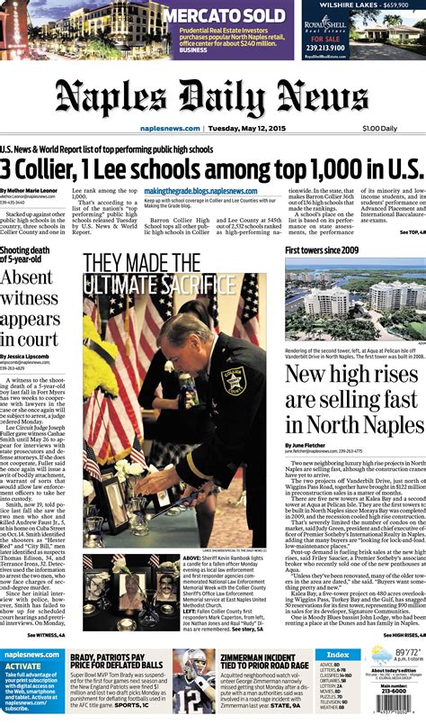 Front Page Naples Daily New Kalea Bay