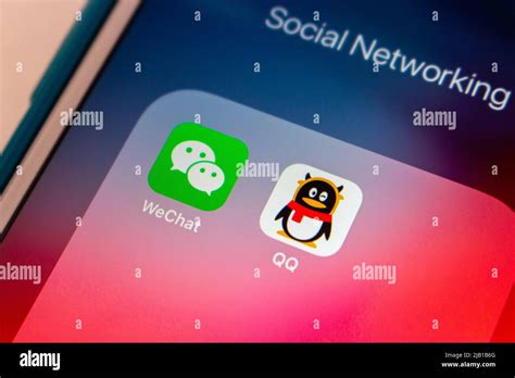 Wechat With Tencent Qq App On Iphone Wechat Is A Chinese Multi Purpose
