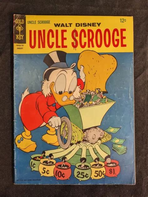 Walt Disneys Uncle Scrooge 67 Jan 1967 Comic Book ~vgf 1000