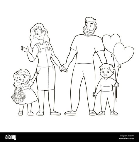 Top Dibujos Para Colorear Familias Felices Ginformate Mx