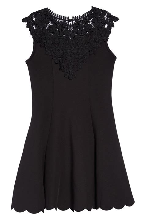 Zunie Embroidered Lace Fit And Flare Dress Available At Nordstrom Fit