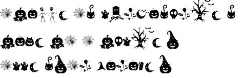 Halloween Dingbats Font By Dmletter31 · Creative Fabrica