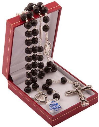 Buy Hand Made Wooden Rosary Beads Black Rosary Beads Black Wood