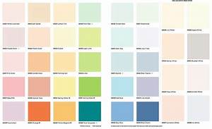 Different Shades And Chromatic Ranges Of Paint Colour Chart Asian